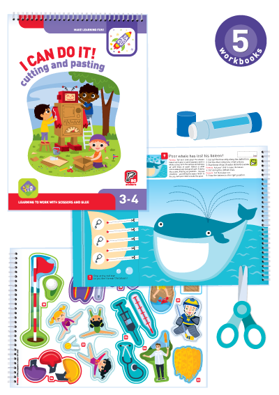 I Can Do It! Activity pack for children aged 3-4 Я могу! Комплект из 5 тетрадей. 3-4 года