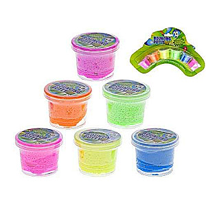 Желейная масса SLIME Stretchy & Bouncy, 6цв.x12гр.