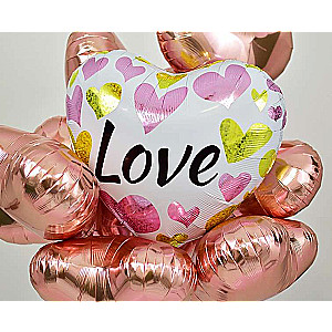 Foil balloon Ibrex 25, Heart