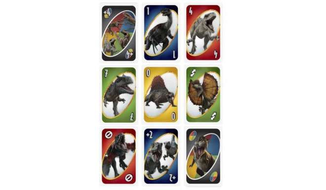 Настольная игра - UNO Jurassic World 3 Карты