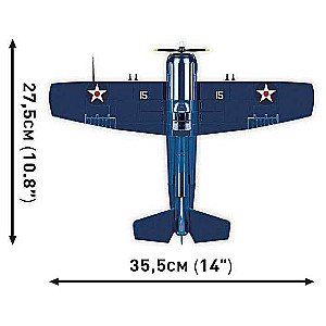 Конструктор - COBI F4F Wildcat, 375 деталей