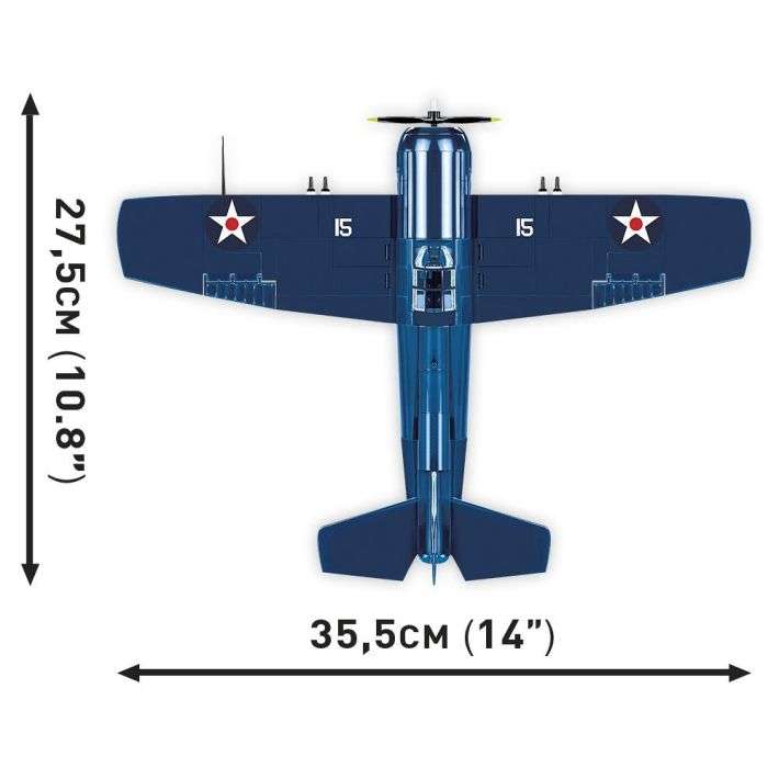 Конструктор - COBI F4F Wildcat, 375 деталей