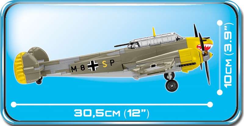 Конструктор - COBI Misserschmitt BF110D, 422 детали