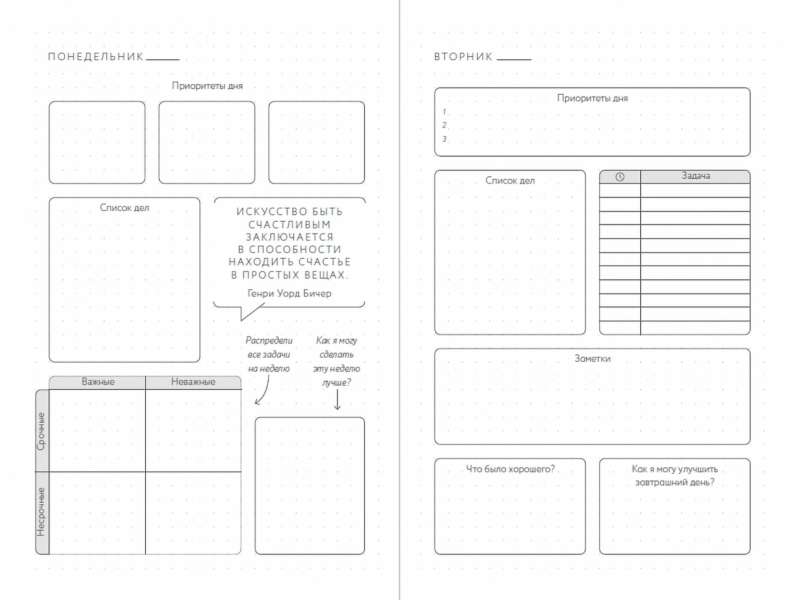 Visual planner. Цели. Мечты. Достижения. Ежедневник ежевика