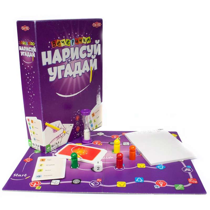 Настольная игра - Нарисуй и угадай – Вечеринка RU