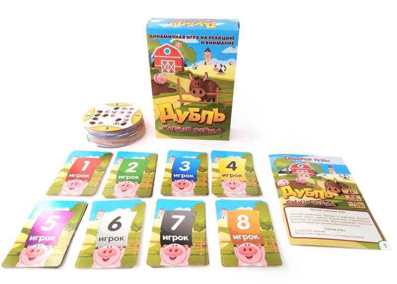 Board game - Double. Crazy farm