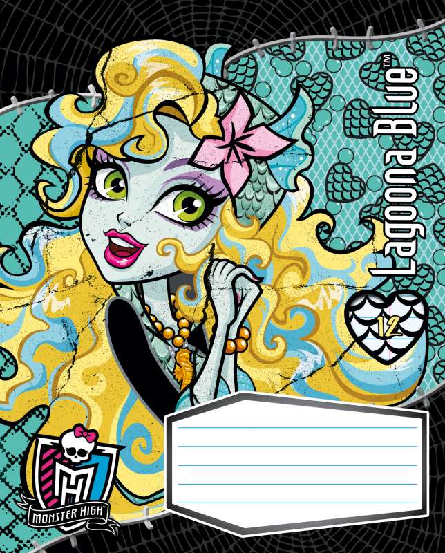 Тетрадь 12л линия Monster High 