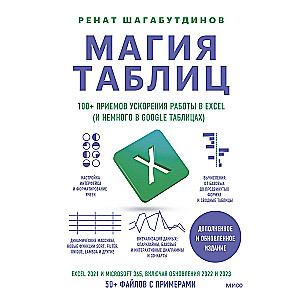 Магия таблиц. 100+ приемов ускорения работы в Excel (и немного в Google Таблицах)