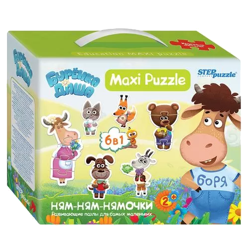 Мозаика puzzle 6в1 Буренка Даша