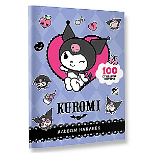 Kuromi. Альбом наклеек (фиолетовый)