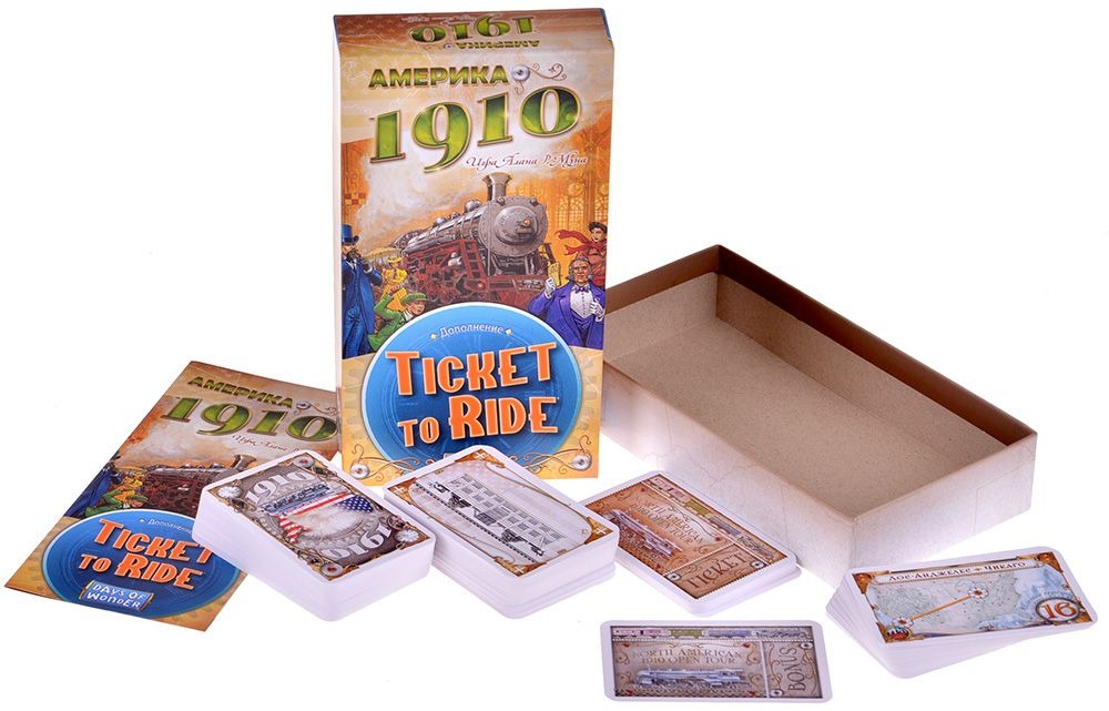 Настольная игра Ticket to Ride: Америка. Дополнение