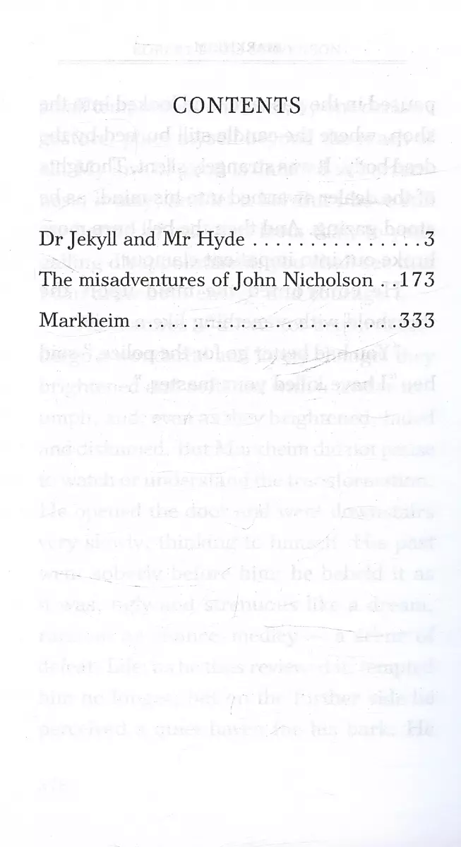 Dr Jekyll and Mr Hyde