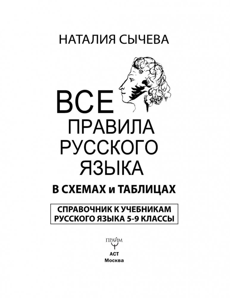 Все правила русского языка в схемах и таблицах. 5 - 9 классы