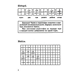 Прописи по китайскому иероглифическому письму. Первый этап обучения