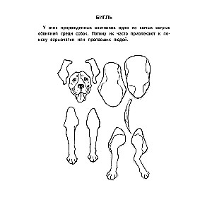 Бумажные собаки. Вырежи, раскрась, играй. 12 готовых схем