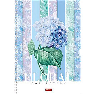 Notebook &quot;Floral collection&quot; 4 designs per block