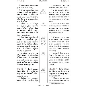 Святое Евангелие с параллельным переводом