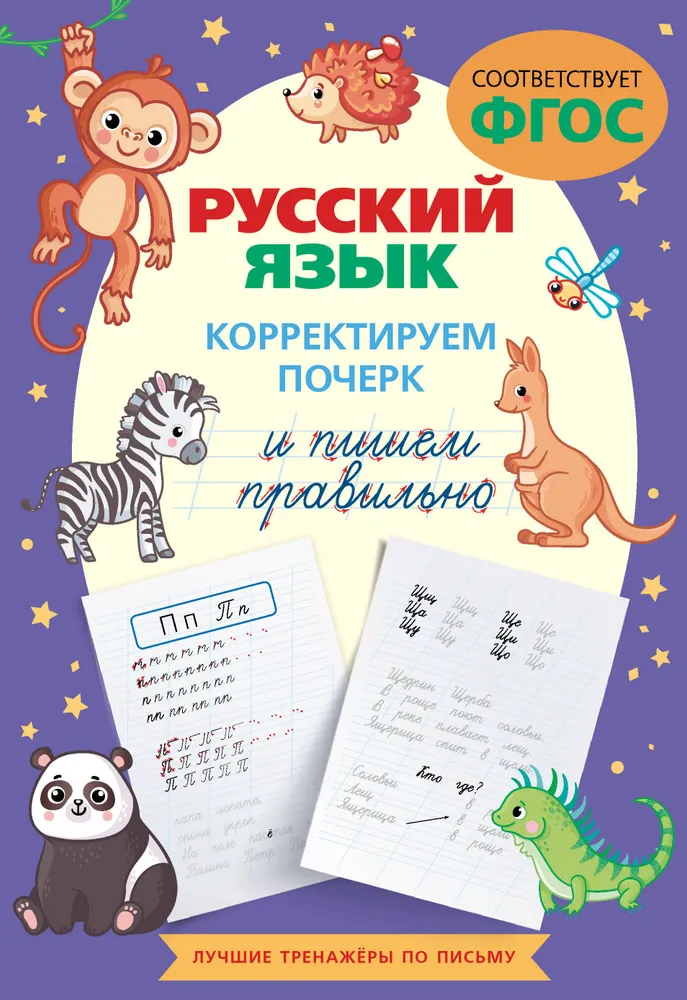 Russian language. Correcting handwriting and writing correctly