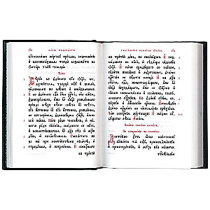 Orthodox prayer book. Church Slavonic font