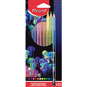 MAPED Deepsea Paradise colored pencils (12 colors)