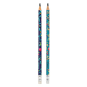 Pencil with eraser MAPED Pixel Party HB