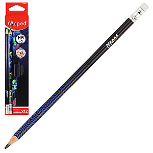 Pencil with eraser MAPED Deepsea Pradise HB