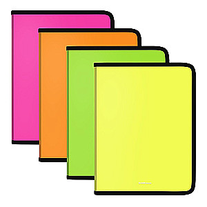 A4 zip folder ErichKrause Matt Neon (color mix)