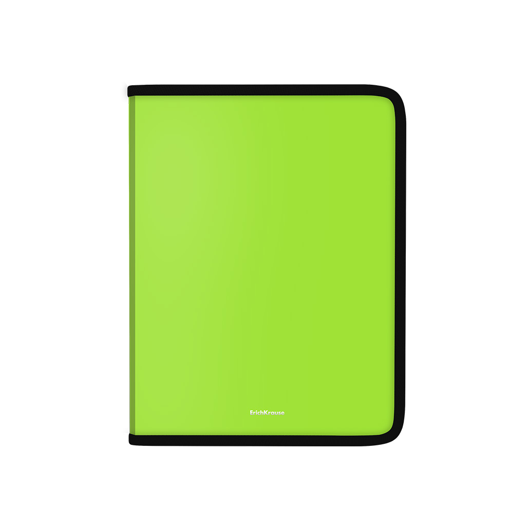 A4 zip folder ErichKrause Matt Neon (color mix)