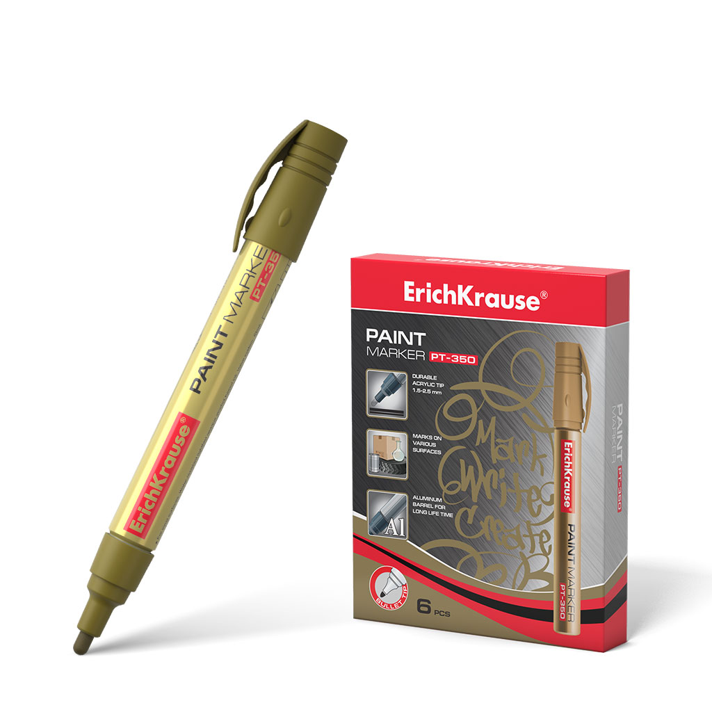 Marker-paint ErichKrause PT-350 (gold)