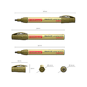 Маркер-краска ErichKrause PT-350 (золото)