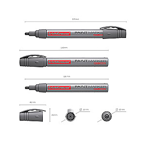 Paint marker ErichKrause PT-350 (silver)