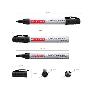 Paint marker ErichKrause PT-350 (black)