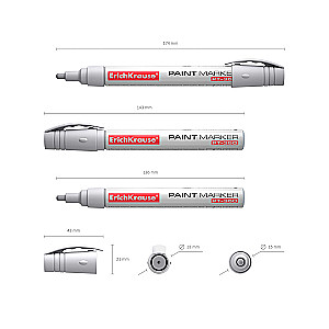 Paint marker ErichKrause PT-350 (white)