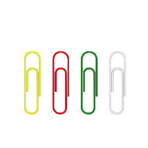 Magnetic paper clip dispenser ErichKrause (100 pcs., color)