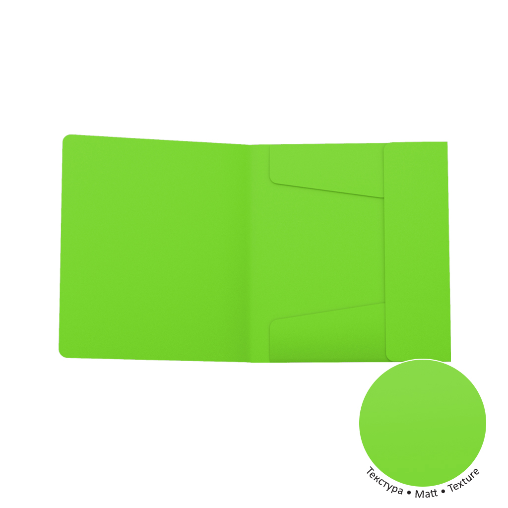 Folder A5+ with elastic bands ErichKrause Matt Neon (mixed colors)