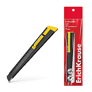 Stationery knife ErichKrause Explorer, 9 mm