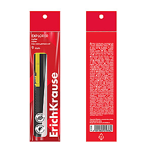 Stationery knife ErichKrause Explorer, 9 mm