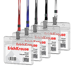 Horizontal badge ErichKrause, 95x58 mm (color mix)