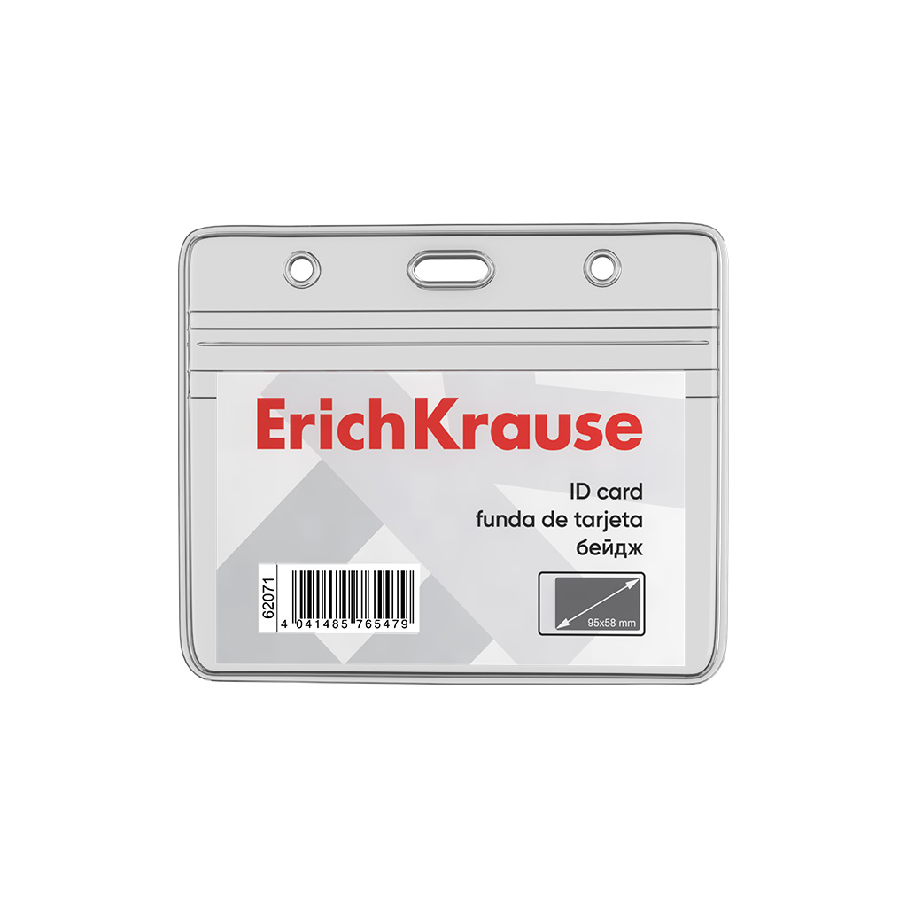 Horizontal badge ErichKrause, 95x58 mm (color mix)