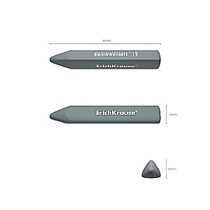 ErichKrause Tri Stick eraser (mixed colors)