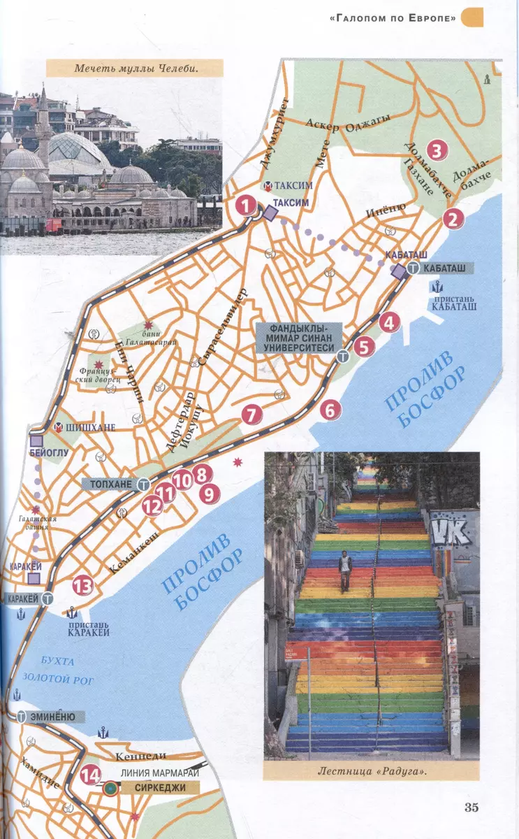 Istanbul. Guide for pedestrians