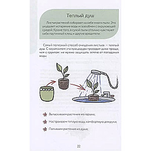 An atypical florist. Cheat sheet-tracker for caring for indoor plants in alternative soil