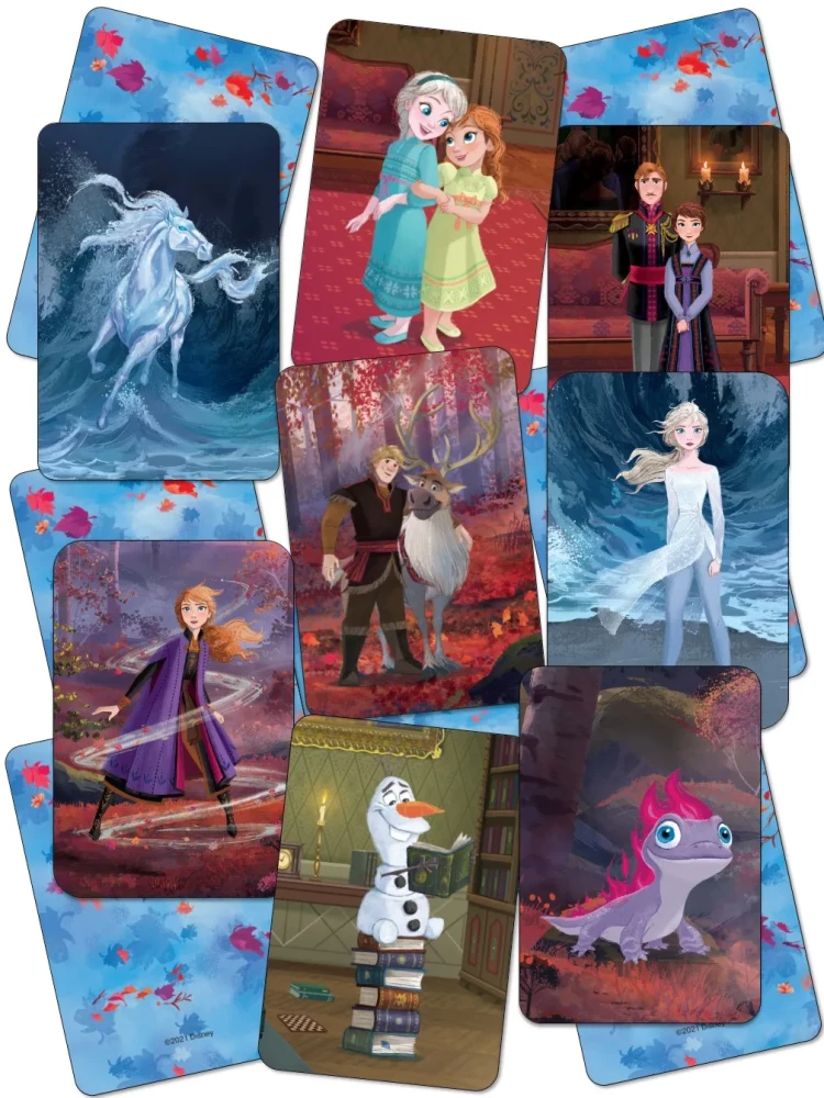 Board game Memo. Frozen