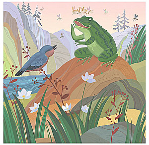 Boastful frog. Yakut tales