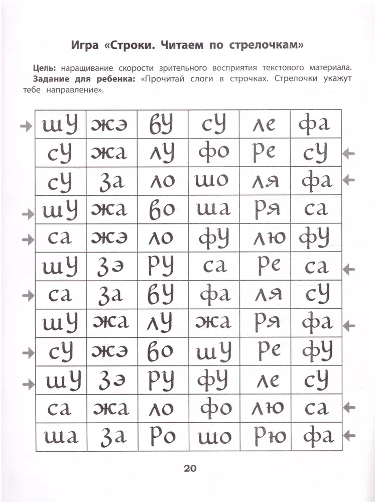 Speed ​​reading. Development of peripheral vision