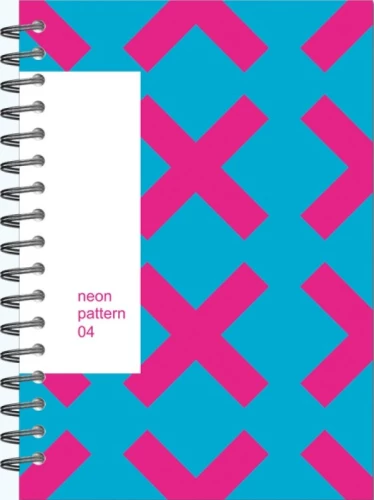 Notebook A5 NEON Pattern