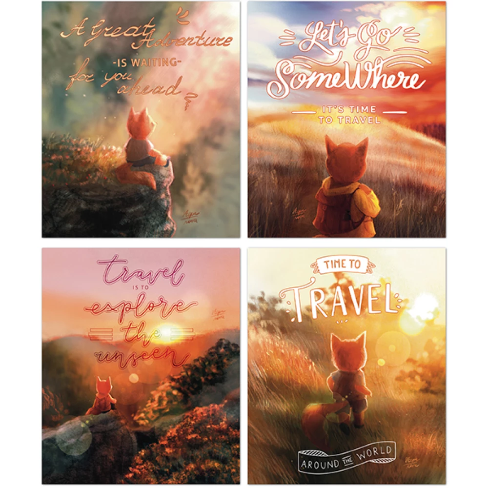 Notebook Little Fox - Traveler