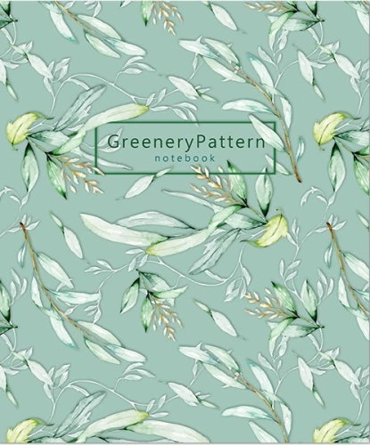 Notebook Greenery Patterns