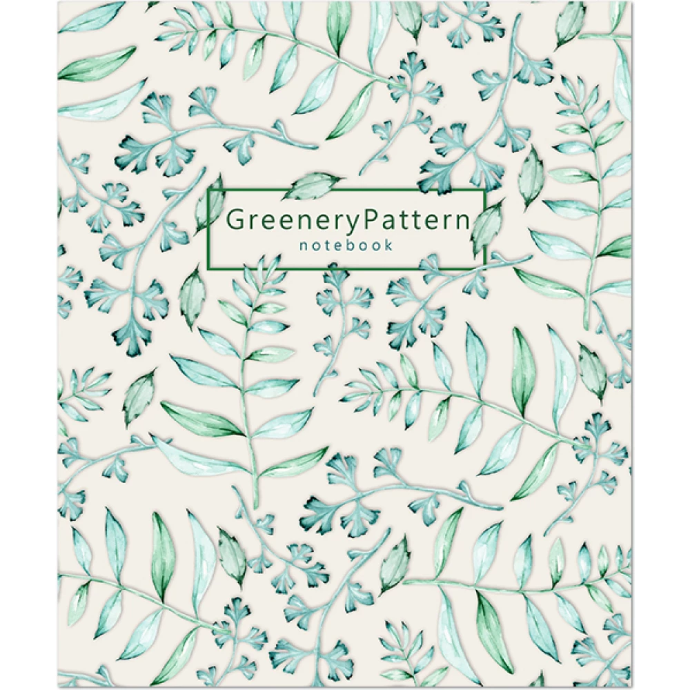 Notebook Greenery Patterns