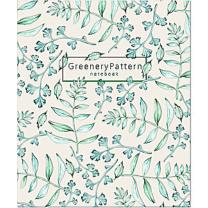 Notebook Greenery Patterns